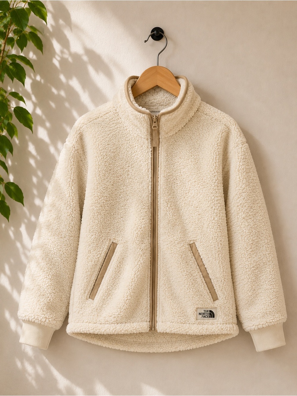 The North Face Beige Fleece Jacket